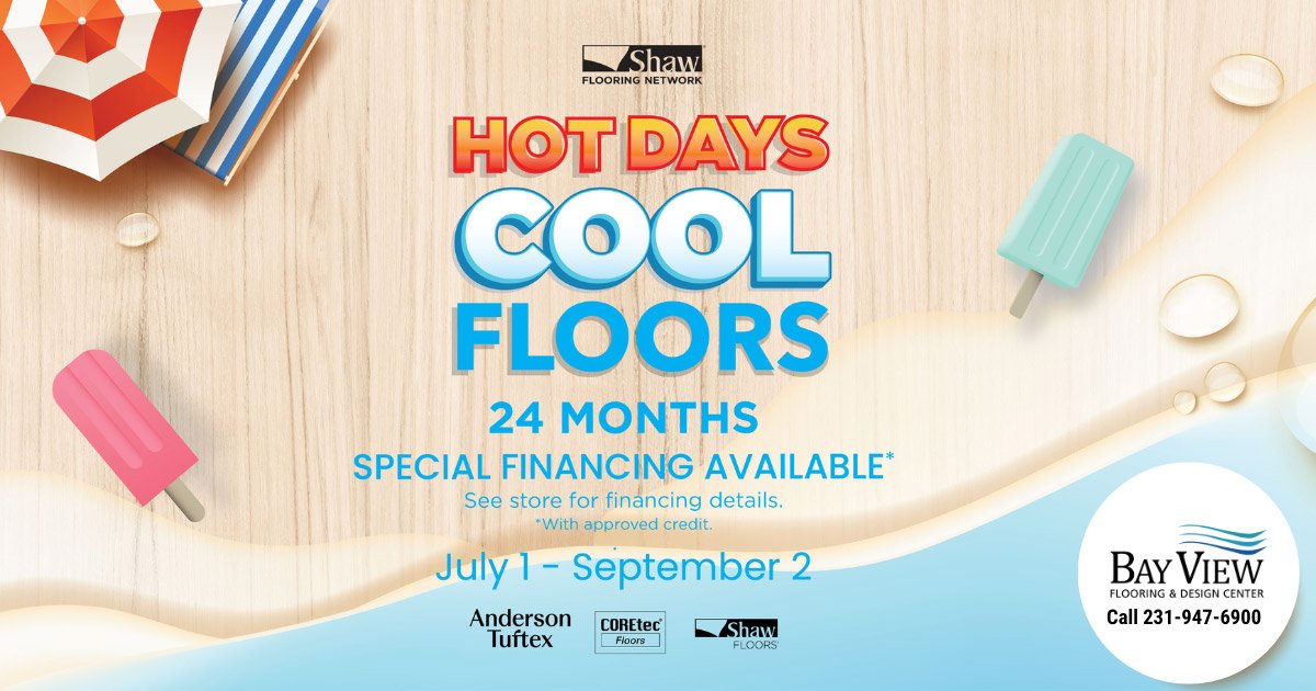 Hot Days, Cool Floors: 24 Months Special Financing