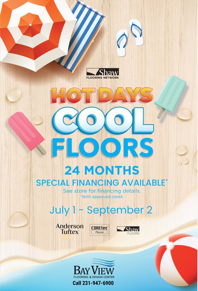 Hot Days, Cool Floors: 24 Months Special Financing 